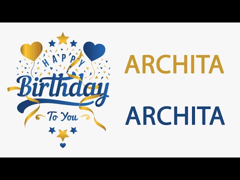 Happy Birthday to Archita - Hindi Birthday Wish From Birthday Bash