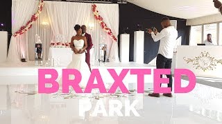 Braxted Park Wedding - Room Decor Silver and Pink Themed