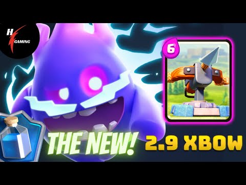2.9 Xbow Cycle Deck With ELECRTO SPIRIT | Clash Royale Best Deck In Season 16