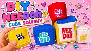 DIY NeeDoh Cube Squishy Easy & Satisfying Craft for Kids