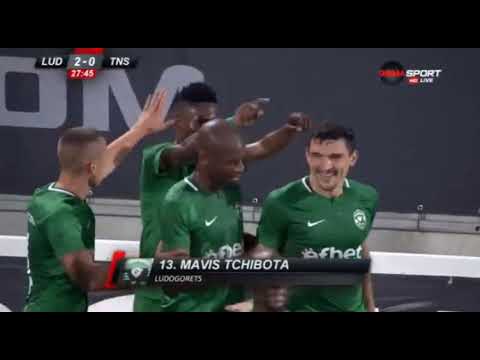 Mavis Tchibota Goal HD -  Ludogorets (Bul) 2-0 TNS (Wal) 08.08.2019