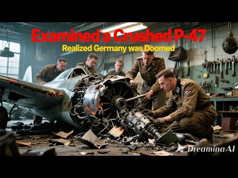 Luftwaffe Mechanics Stared at a Crashed P‑47 Engine — Suddenly Germany’s Fate Was Sealed