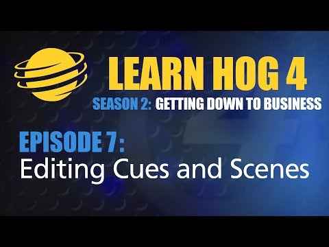 Learn Hog 4 Lesson 2.07 - Editing Cues and Scenes