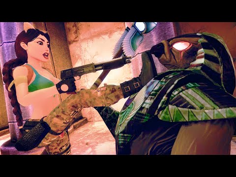 Tomb Raider IV Remastered 122: Lara vs Guardian & Scorpion King achievement! Inside Menkaure pyramid