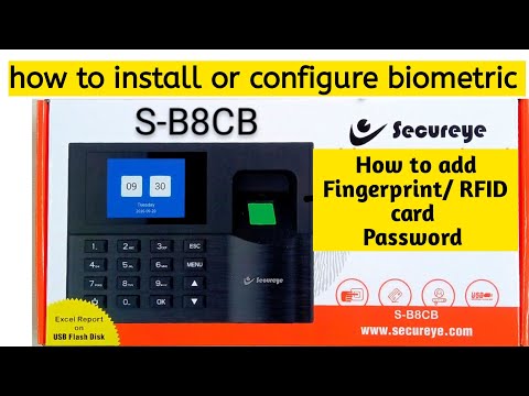 Secureye S-B8CB Biometric System