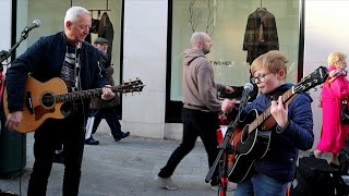 11 Year Old Riordan Hopwood is Joined by his Dad Gary for The Beatles (I Should Have Known Better) 