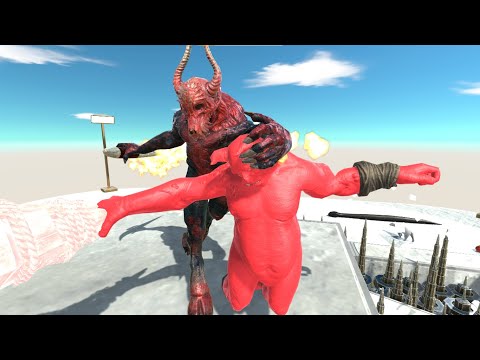 Infernals Animals vs Devil Itself on Tower of Thorns - Animal Revolt Battle Simulator | ARBS