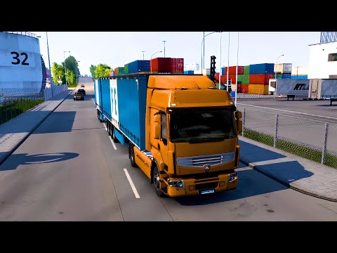 ETS2 Gameplay - Leipzig To Nuremberg Post Packages Delivery | Euro Truck Simulator 2