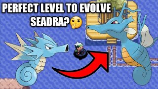 How to Evolve Seadra to Kingdra on Pokemon Ruby/Sapphire/Emerald