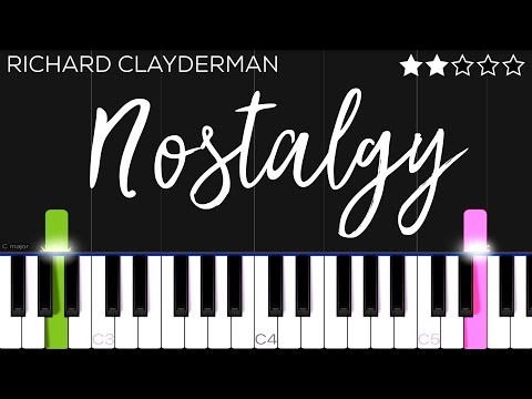 Richard Clayderman - Nostalgy | EASY Piano Tutorial