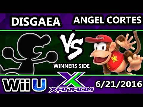 S@X 156 - Angel Cortes (Diddy) Vs. Disgaea (G&W) SSB4 Tournament - Smash Wii U - Smash 4