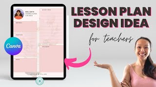 How To Create Teacher's Lesson Plan in Canva | Easy Tutorial