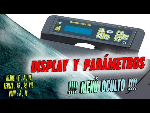 Parámetros y MENÚ OCULTO estufa de PELLETS | DISPLAY IFLAME | DISPLAY NEMAXX | DISPLAY DOKII