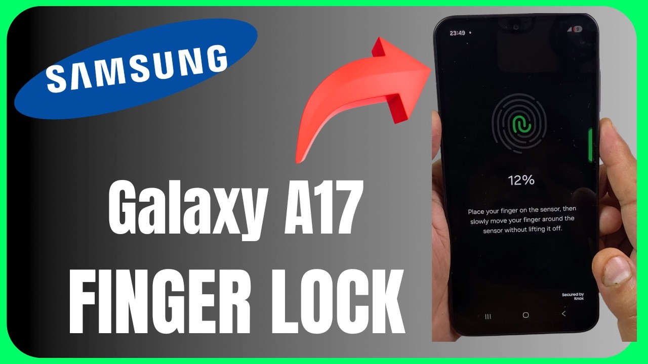 🔐 Galaxy A17 Fingerprint Setup | Fingerprint Option Missing FIXED! 😱📱