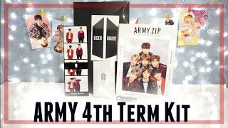 Download lagu [UNBOXING] BTS ARMY 4th Term Membership Kit - KPOP HAUL #32 mp3