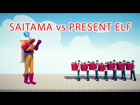 SAITAMA vs PRESENT ELF Team - Totally Accurate Battle Simulator TABS