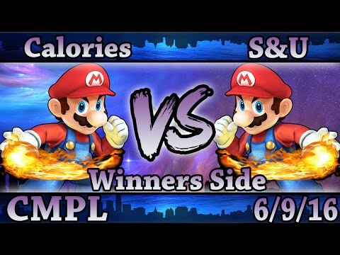 CMPL 5 - Calories (Mario, Falco) Vs S&U (Mario) Smash Wii U Winners Side - Smash 4