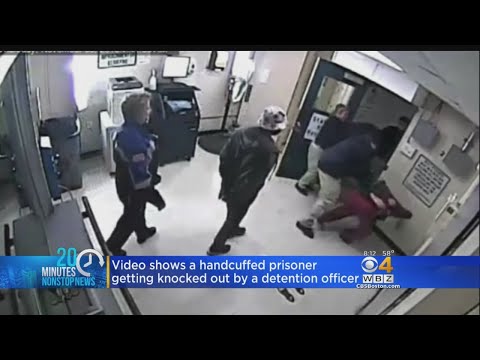 Handcuffed Prisoner Prisoner Knocked Out After Allegedly Spitting On Detention Officer