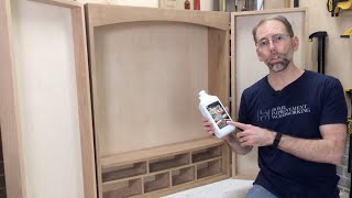 Finishing and Hanging the New Tool Cabinet on the Wall - Part 7 Cabinetmaking