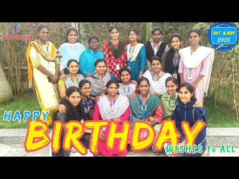 Birthday celebration – OCT & NOV 2025