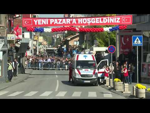 President Recep Tayyip Erdogan visits Serbia's Muslim-majority city of Novi Pazar