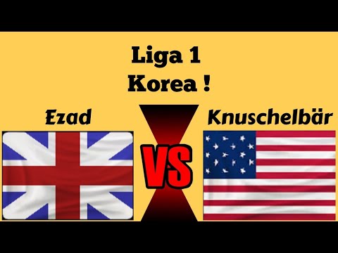 Age of Empire III DE - 1. Liga Cast #6 Ezad vs. Knuschelbär | 2. Spieltag Korea | Brite vs. USA