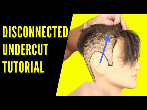 Disconnected Undercut Tutorial - TheSalonGuy