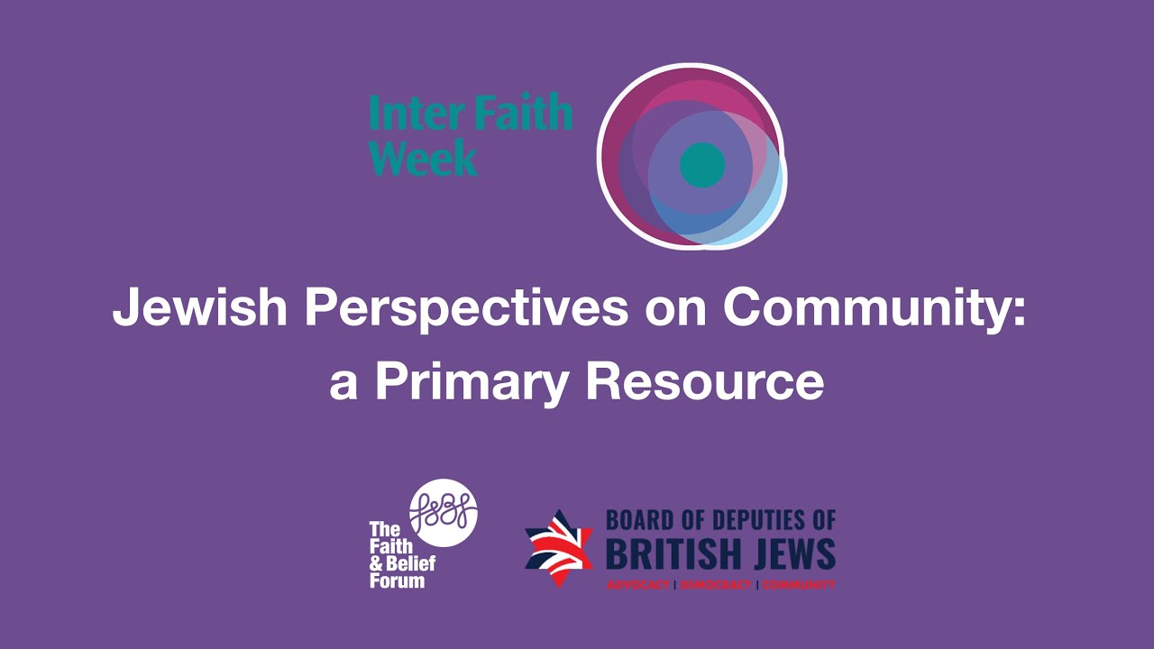 Inter Faith Week Primary resource, with the Board of Deputies of British Jews