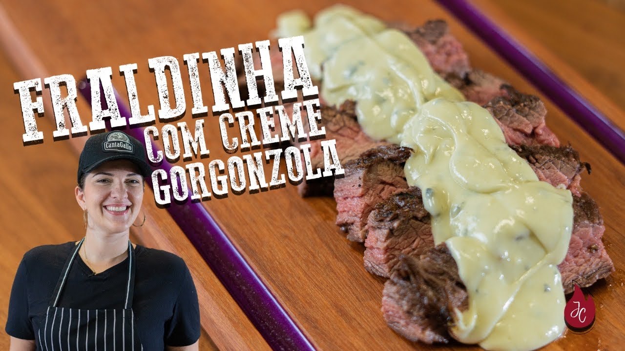 FRALDINHA COM CREME GORGONZOLA DELICIA