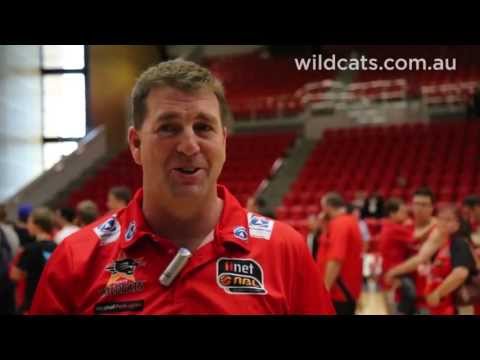 Perth Wildcats - Trevor Gleeson post-game interview - 9 September 2013