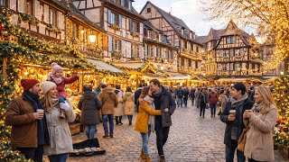 Colmar at Christmas – The Most Fairytale Town in France (4K Walking Tour)
