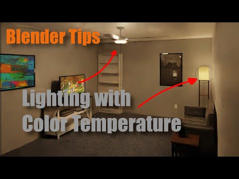 Blender: Lighting with Color Temperature