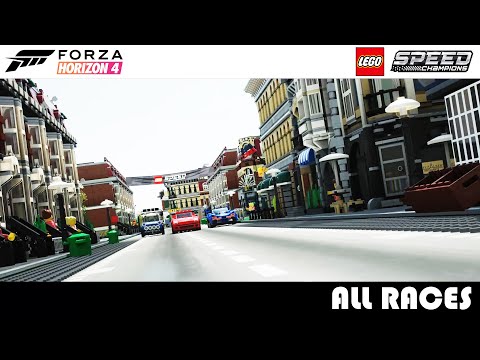 Forza Horizon 4 - LEGO Speed Champions - All Races Gameplay
