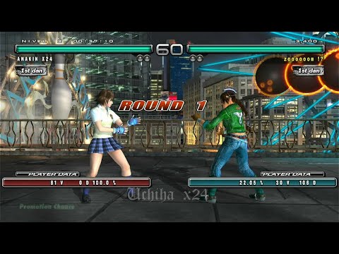 93_2 Asuka Kazama vs Julia Chan Ryona - Tekken 5 Dark Resurrection PS3 HD 2023 ( Anakin x24 ) v1