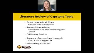 Occupation-based and trauma-informed resources to promote reentry following prison release