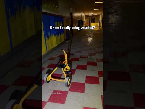 Abandoned Elementary School With Power