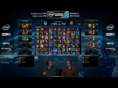 Lyon Gaming vs Seven Wars e-Sports Game 2 | Quarter Finals IEM Sao Paulo LOL 2014 | LYON vs 7W G2