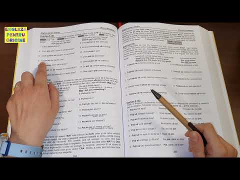 Lecţia # 140 – Exerciţii 📒✍ cu CAN, MAY şi MUST, pentru a forma rutine