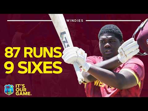 Carter Causes Chaos! Zachary Carter Smashes England In U19 World Cup Warm Up