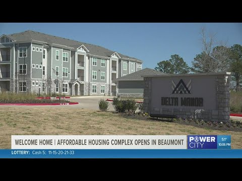 New apartment complex opens in Beaumont, funded by the GLO's affordable rental program
