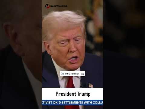 Trump on Medvedev's nuclear threat! #trump