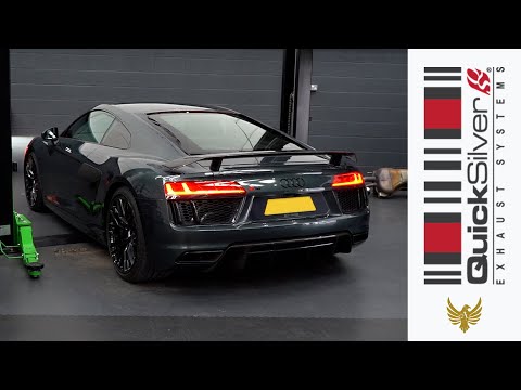 Audi R8 V10 OEM vs Quicksilver Exhausts Comparison