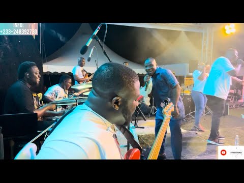 🔥HOT PRAISE/REGGAE JAM WITH MIN FRANCIS AMO||EMMA ON BASS🎸||TRIBUTE CONCERT,ELDER MIREKU’S DAD🥁🎹🎸🎤🎧
