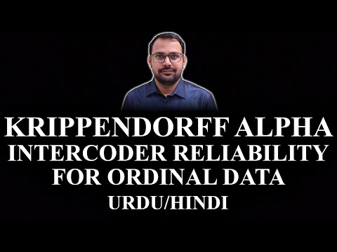 Krippendorff Alpha Inter-Coder Reliability Test in SPSS for Ordinal Data-Urdu/Hindi