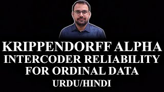 Krippendorff Alpha Inter-Coder Reliability Test in SPSS for Ordinal Data-Urdu/Hindi