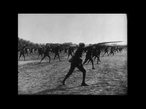 1918 French (Senegalese) Colonial Troops - 4 Faces Bayonet Drill (Kata)- France
