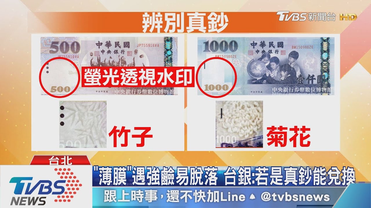 千元鈔「薄膜」不見「摸起來像真鈔」 老闆起疑