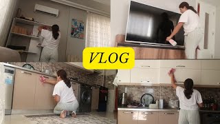 Vlog Part1 /Oturma Odası Temizliği /Cleaning Day #keşfet #vlog #temizl