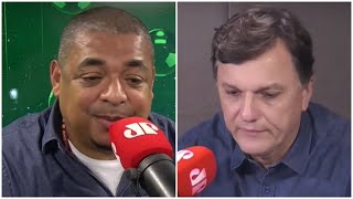 ‘Corinthians? Não é exemplo pra ninguém’: Mauro Cezar e Vampeta debatem gestão alvinegra