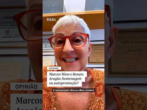 Rosana Hermann: Marcos Mion e Renato Aragão homenagem ou autopromoção